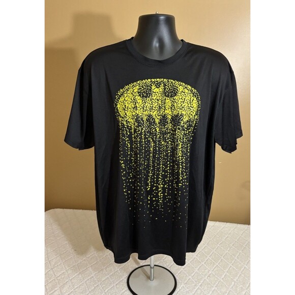 DC Comics Other - Batman DC Comics Cascading Logo Soft Feel Black Shirt Men’s Size XL